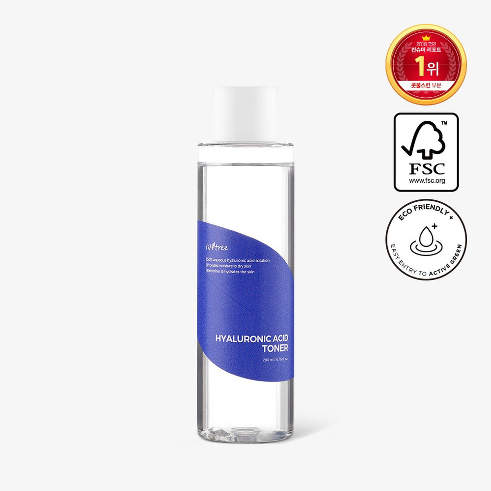Lotion tonique à l'acide hyaluronique ISNTREE 200 ml